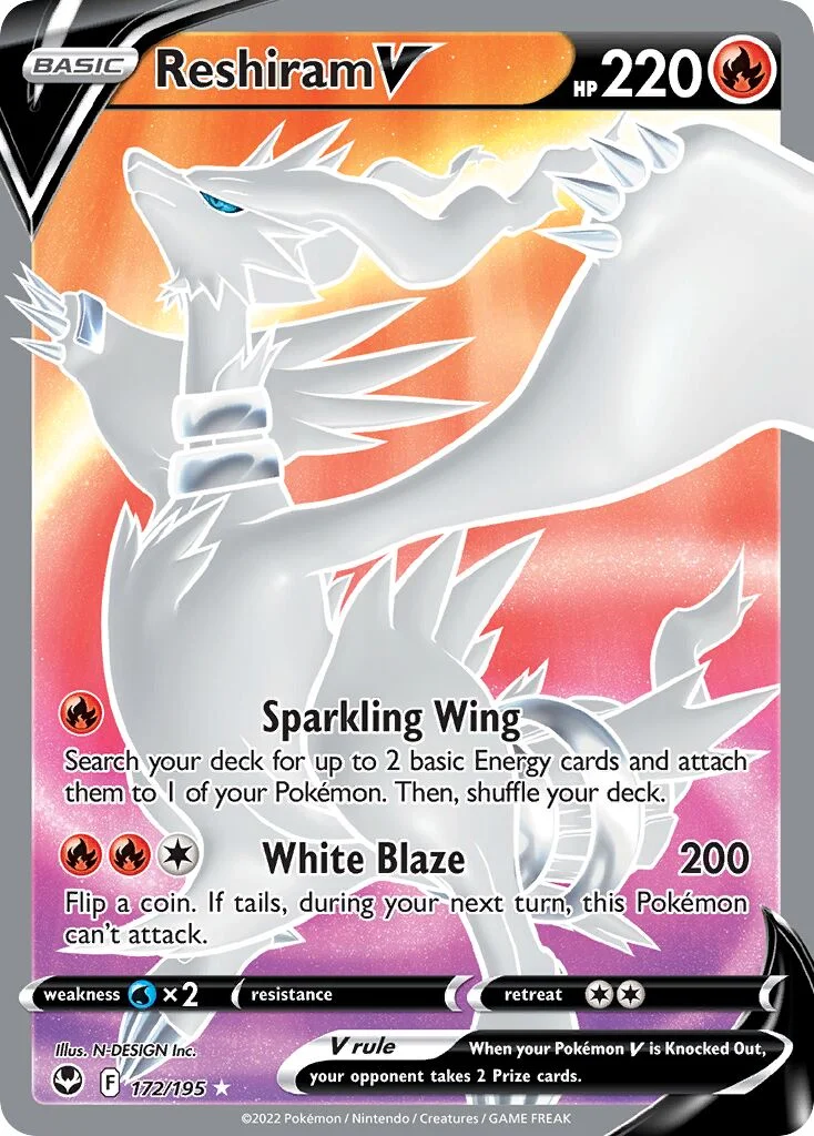 Reshiram V 「SIT 172/195」「EN」