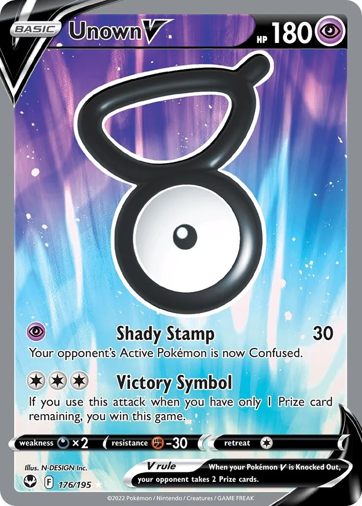 Unown V 「SIT 176/195」「EN」