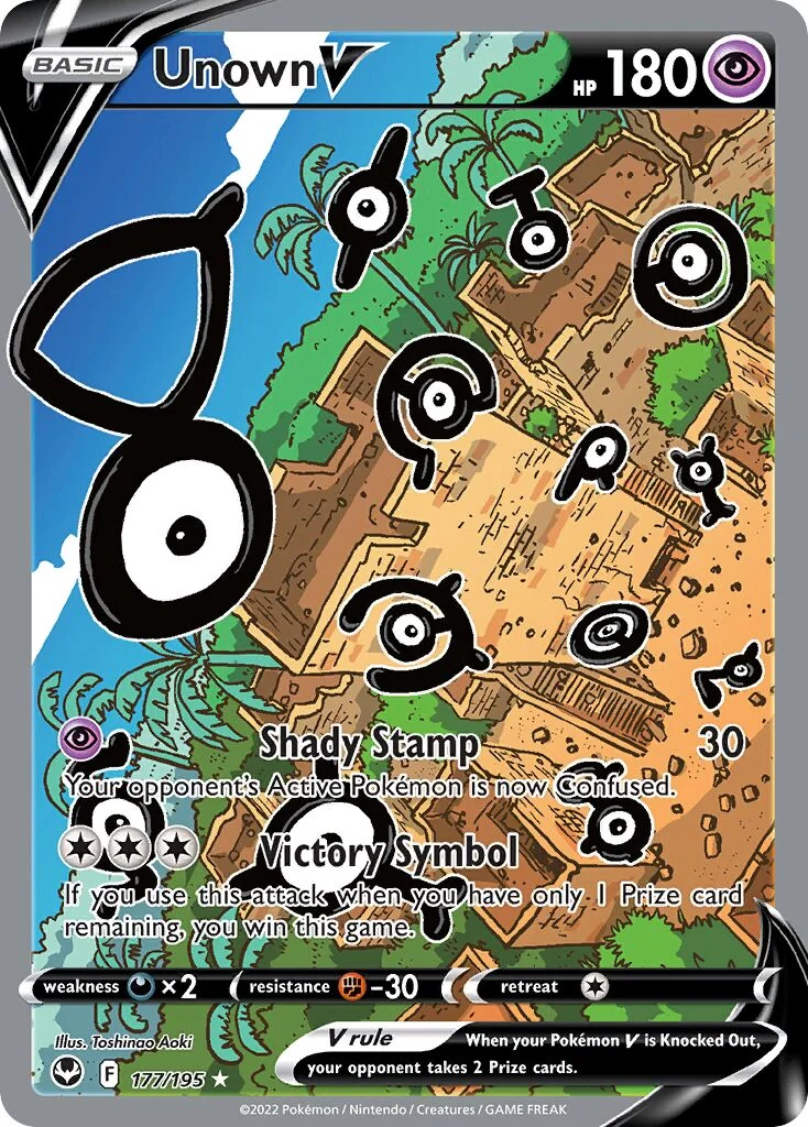 Unown V 「SIT 177/195」「EN」