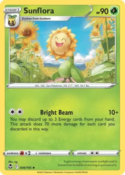 Sunflora #006/195 · Pokémon