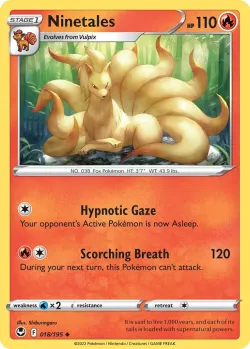 Ninetales #018/195 · Pokémon