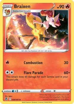 Braixen #026/195 · Pokémon