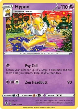 Hypno #061/195 · Pokémon