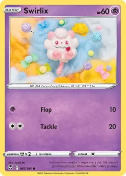 Swirlix #083/195 · Pokémon