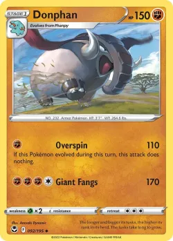 Donphan #092/195 · Pokémon