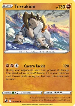 Terrakion #097/195 · Pokémon
