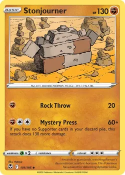Stonjourner #101/195 · Pokémon