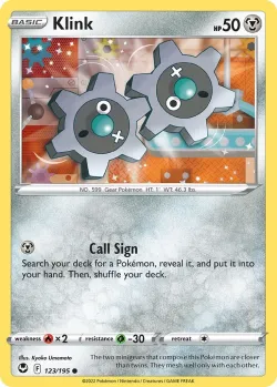 Klink #123/195 · Pokémon