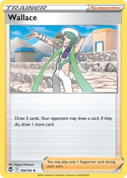 Wallace #166/195 · Pokémon