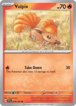 Vulpix #016/191 · Pokémon