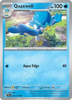 Quaxwell #051/191 · Pokémon
