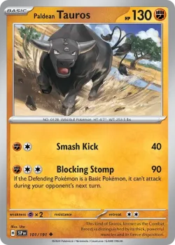 Paldean Tauros #101/191 · Pokémon