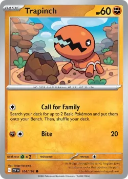 Trapinch #104/191 · Pokémon