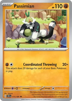 Passimian #111/191 · Pokémon