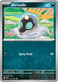 Shroodle #120/191 · Pokémon