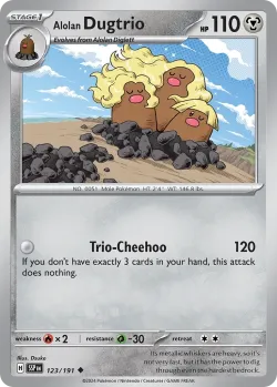 Alolan Dugtrio #123/191 · Pokémon
