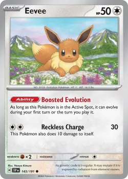 Eevee #143/191 · Pokémon