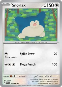 Snorlax #144/191 · Pokémon