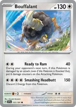 Bouffalant #151/191 · Pokémon