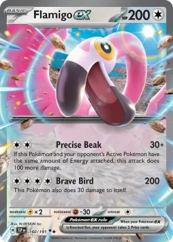 Flamigo ex #160/191 · Pokémon