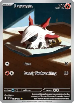Larvesta #196/191 · Pokémon