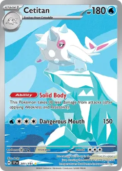 Cetitan #201/191 · Pokémon