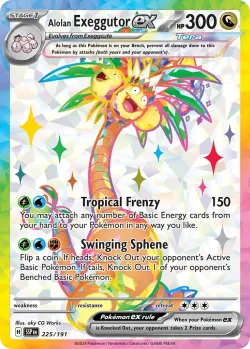 Alolan Exeggutor ex 「SSP 225/191」「EN」