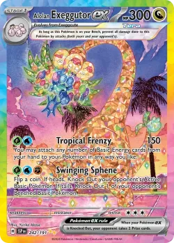 Alolan Exeggutor ex 「SSP 242/191」「EN」
