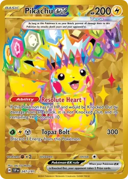 Pikachu ex 「SSP 247/191」「EN」