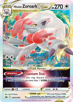 Hisuian Zoroark VSTAR 「SSP SWSH298」「EN」