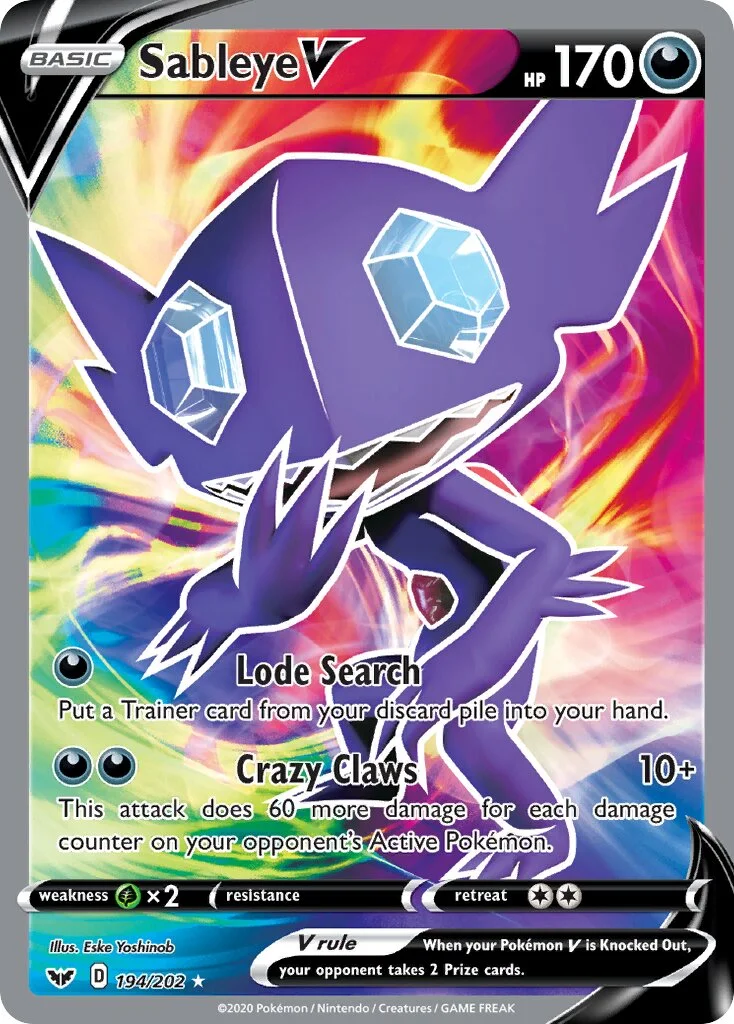 Sableye V 「SSH 194/202」「EN」