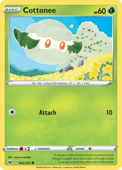 Cottonee #005/202 · Pokémon