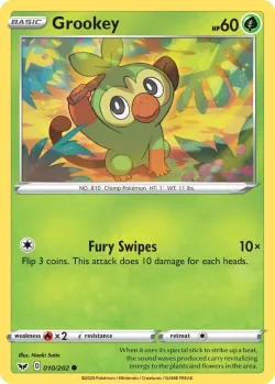 Grookey #010/202 · Pokémon