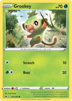 Grookey #011/202 · Pokémon
