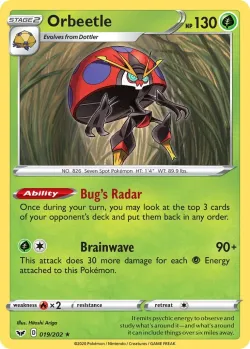 Orbeetle #019/202 · Pokémon