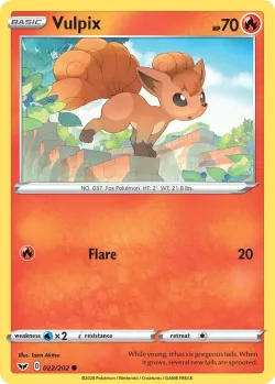 Vulpix #022/202 · Pokémon