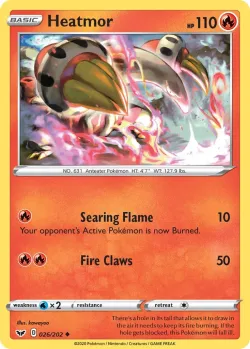 Heatmor #026/202 · Pokémon