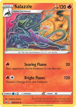 Salazzle #028/202 · Pokémon