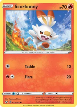 Scorbunny #031/202 · Pokémon