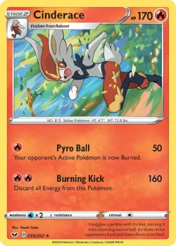 Cinderace #035/202 · Pokémon