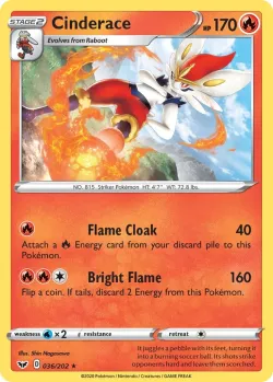 Cinderace #036/202 · Pokémon