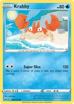 Krabby #043/202 · Pokémon