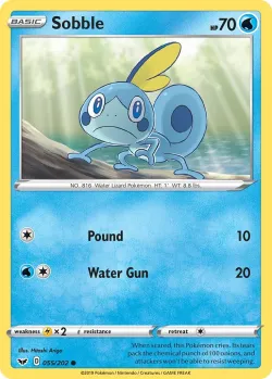 Sobble #055/202 · Pokémon