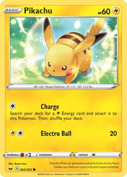 Pikachu #065/202 · Pokémon