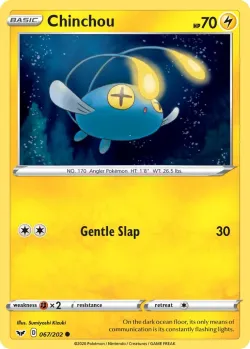 Chinchou #067/202 · Pokémon