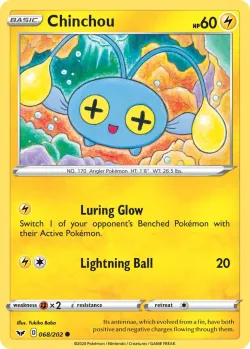 Chinchou #068/202 · Pokémon