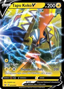 Tapu Koko V #072/202 · Pokémon