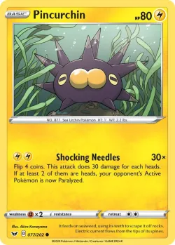 Pincurchin #077/202 · Pokémon