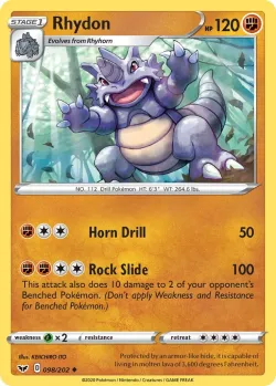 Rhydon #098/202 · Pokémon
