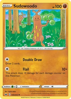 Sudowoodo #100/202 · Pokémon